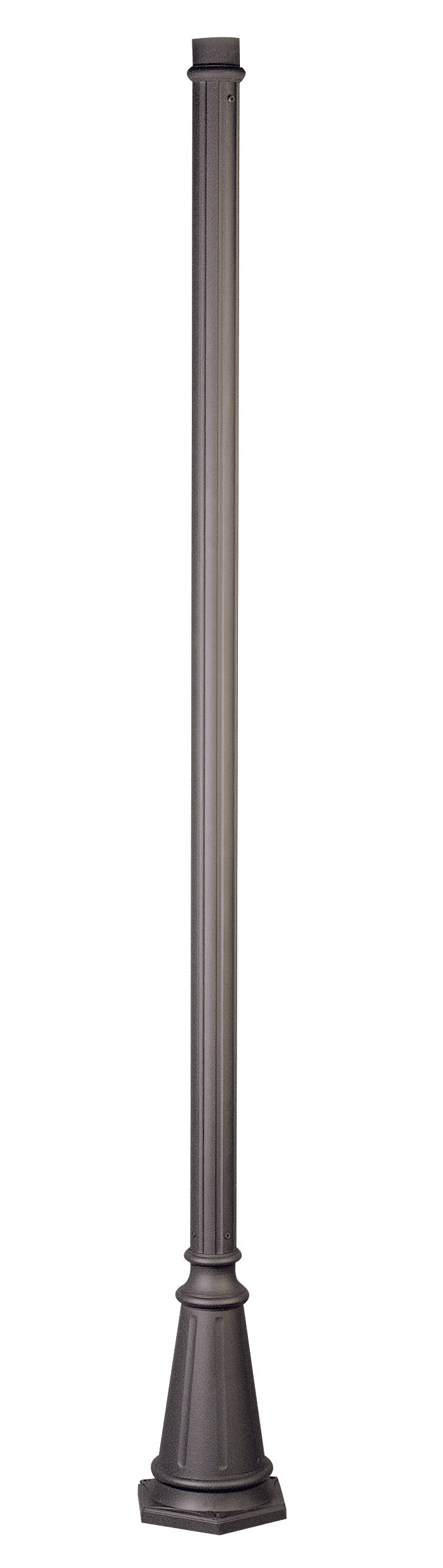 Downtown 90-In. Outdoor Pole Base - Black