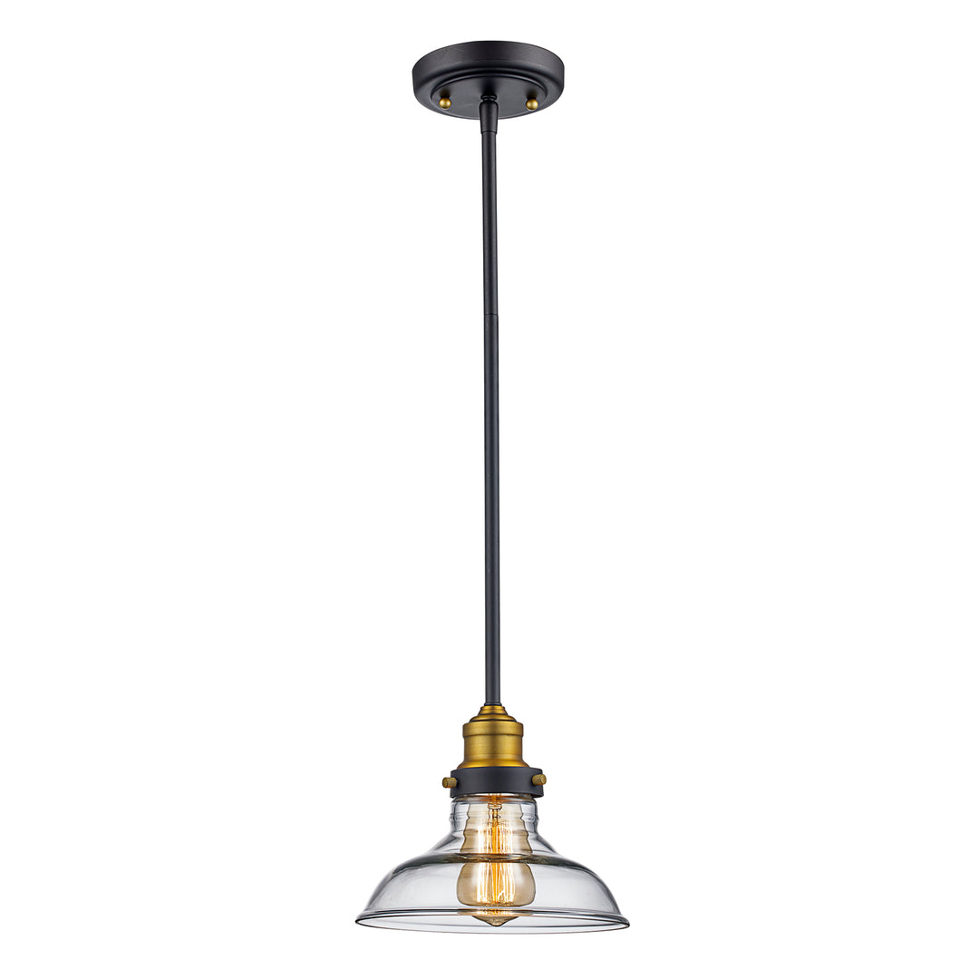 Jackson 8" wide Sml Industrial - Rubbed Oil Bronze,Interior Pendants