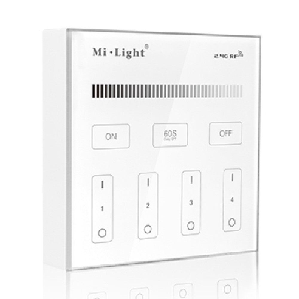 Richee - 4 Zone Mi Light Wall Mount Dimmer