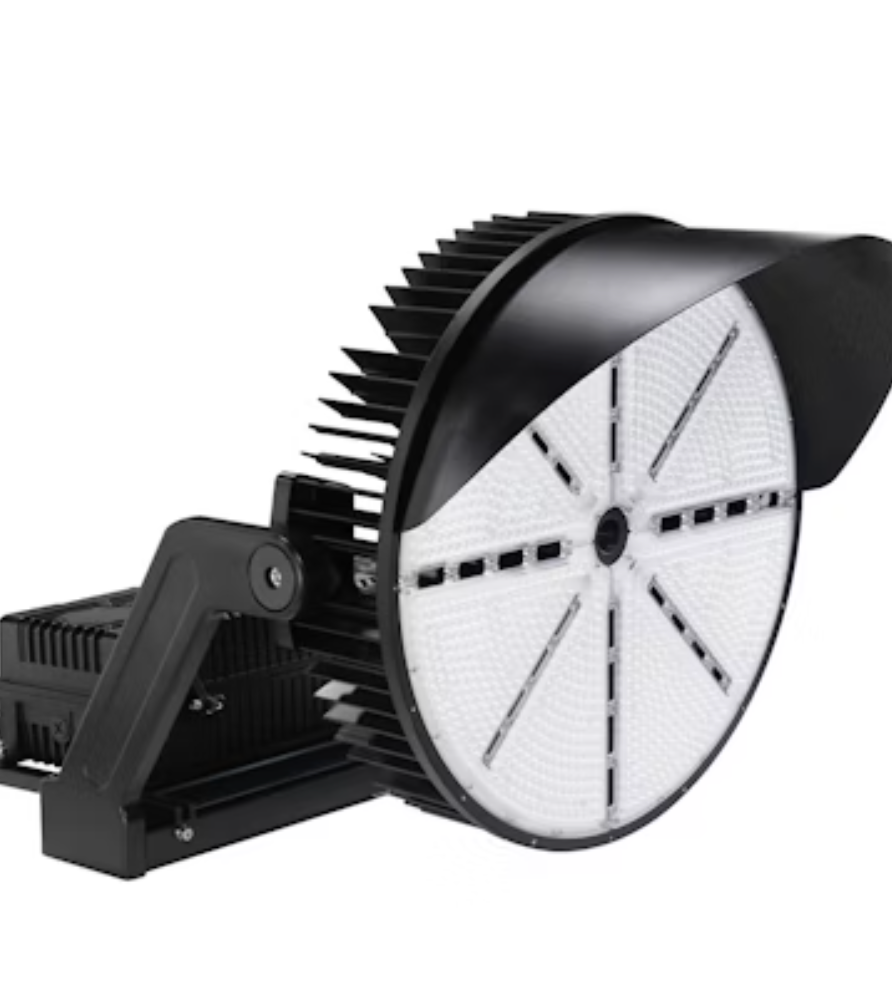 Sports Light Fixture: Magna-Line Round 1200W/1000W/800W - Black
