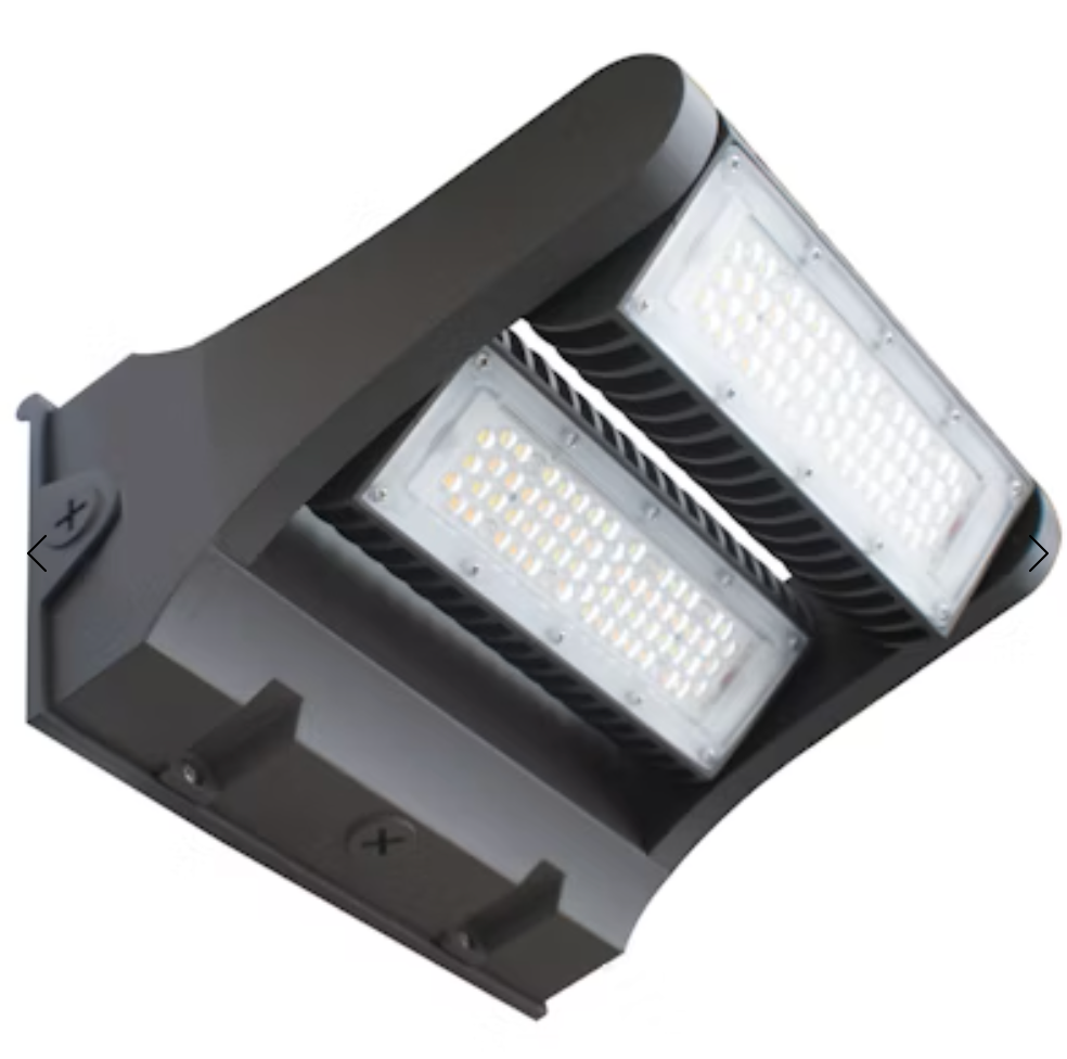 Rotating Wall Pack: R-Line Double Module, 3CCT, 80W - Bronze