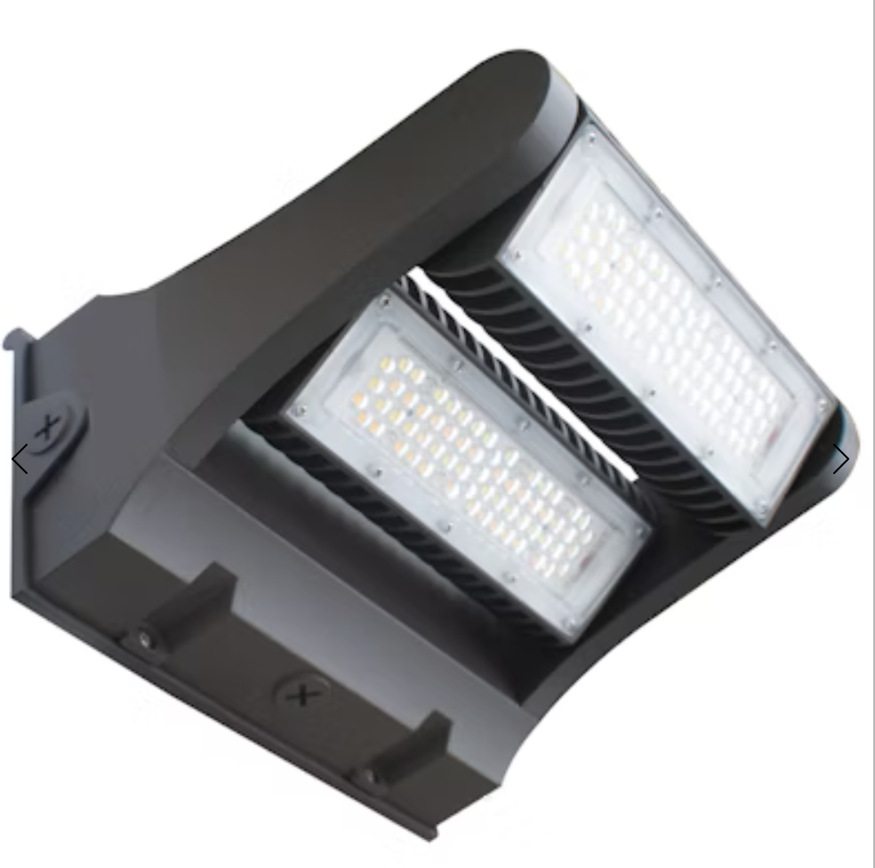 Rotating Wall Pack: R-Line, Double Module, 3CCT, 60W - Bronze