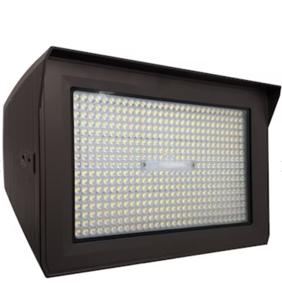 Large Flood Lights: ARCY-Line, 3-CCT & Power Select w/ Photocell, 80W/120W/150W - Black