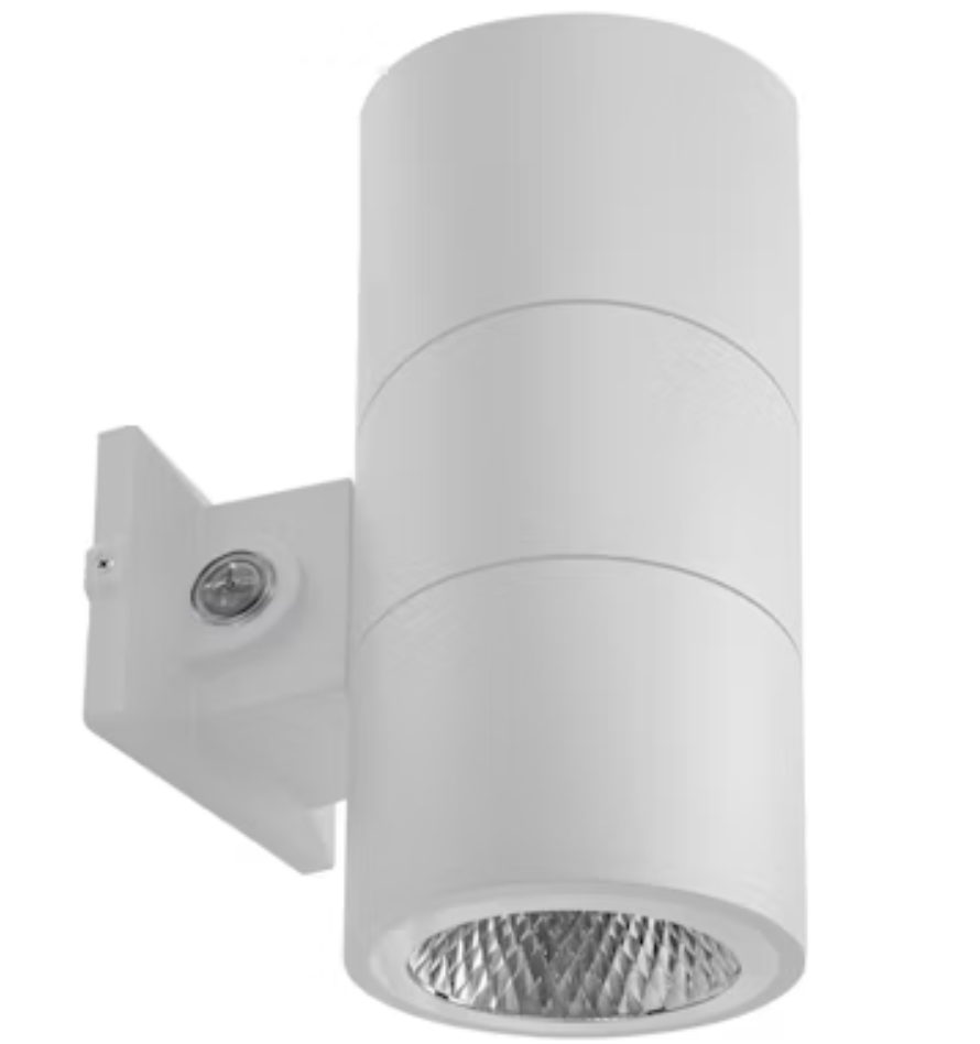 6" Cylinder Up and/or Down Light: ARCY-Line, 3-CCT & 3-Power Select w/ Photocell 35W/29W/22W - White