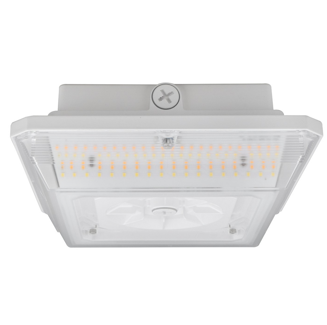 Square Canopy Light: Arcy-Line 3-CCT & 3-Power Select 90W/80W/70W - White