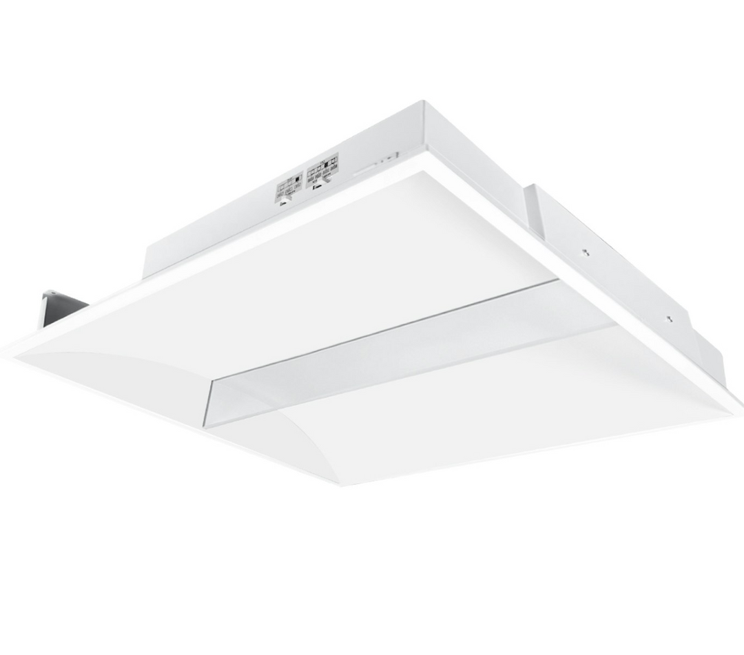 2x2 LED Center Basket Thin LuxLume Troffer 4-CCT & 3-Power Select 40W/35W/24W - White
