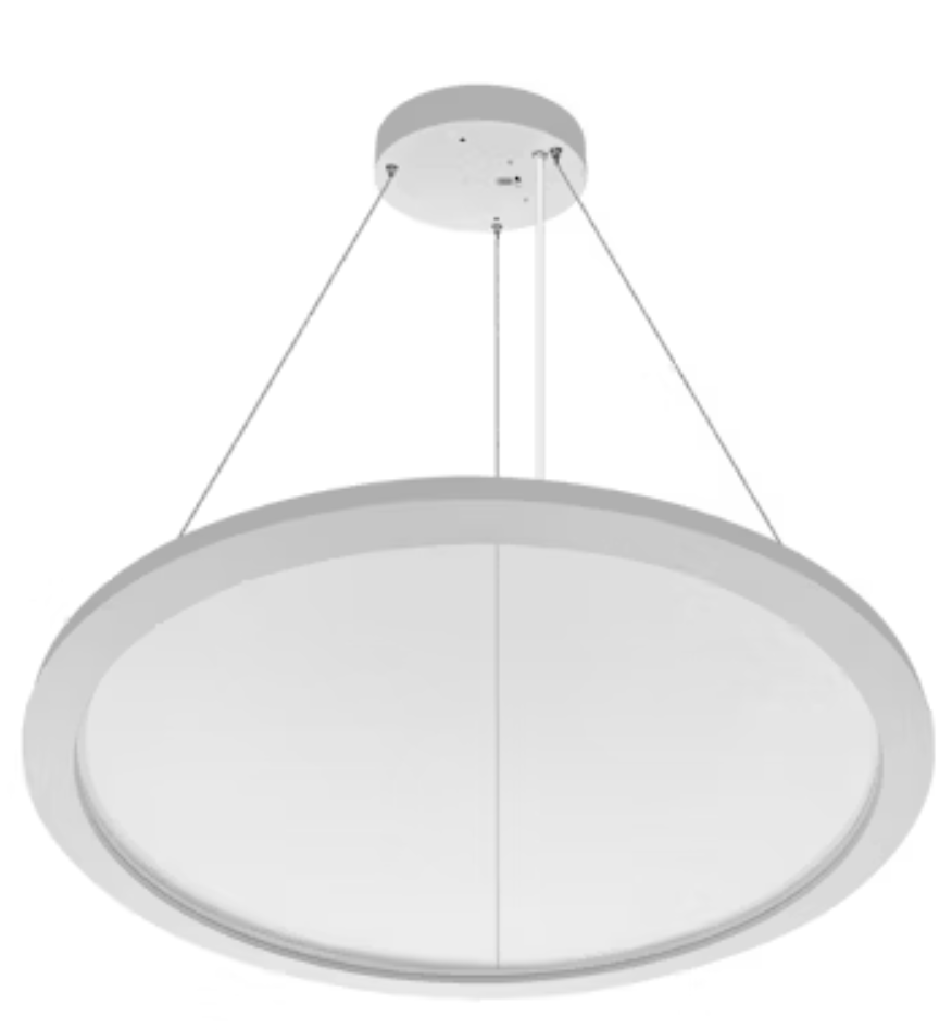 ARCY-LINE: Architectural Circular 23" Suspended Up/Down Light 3-CCT Selectable 50W - White