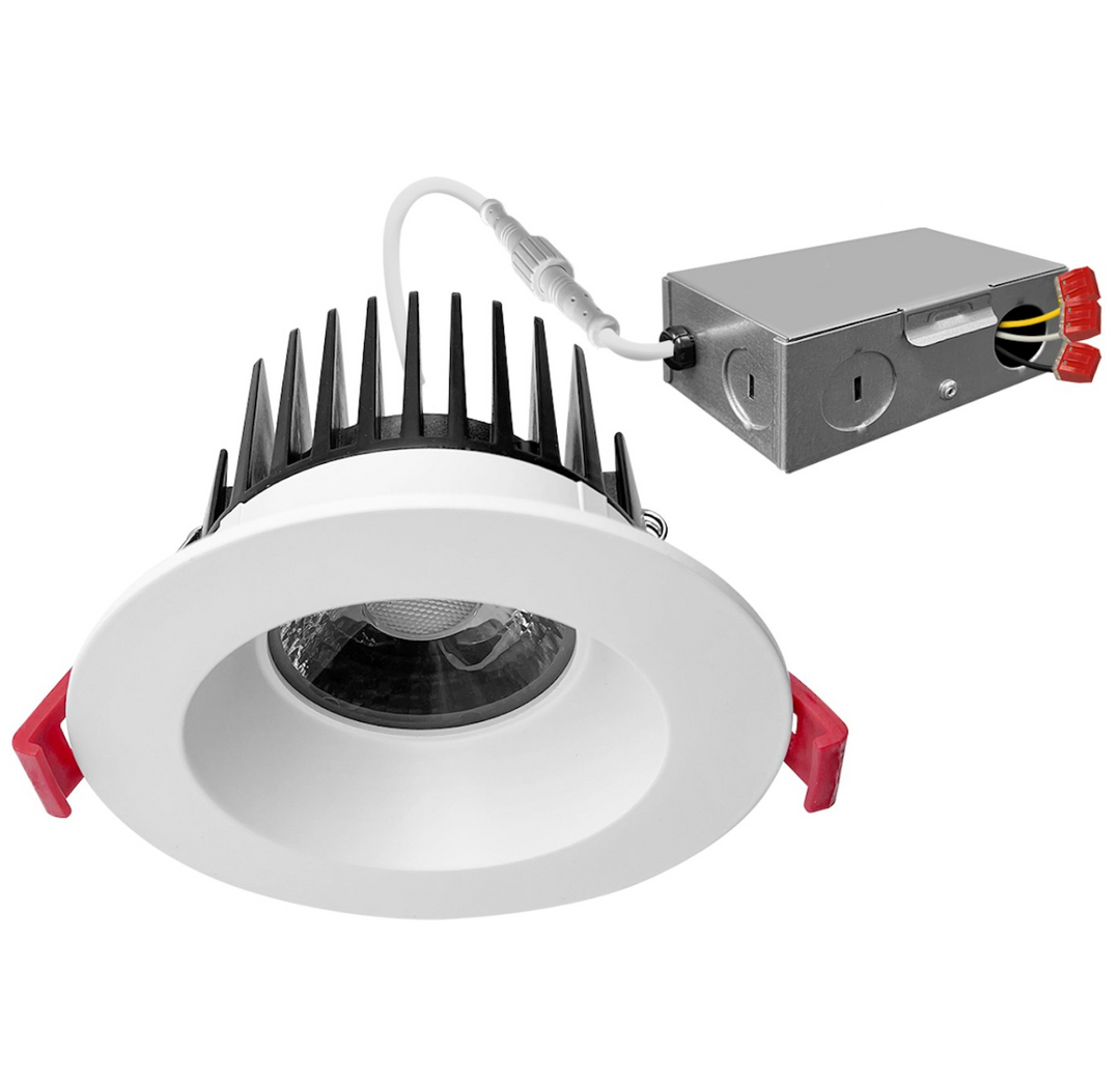4" Regressed Downlight 5CCT 15W - White