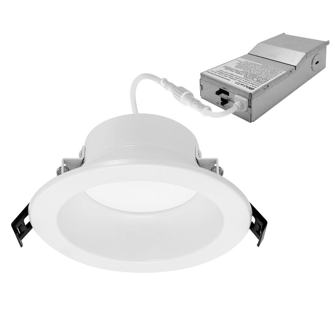 4" Commercial Downlight: CMD-Line 5-CCT & 3-Power Select 12W/9W/6W - White