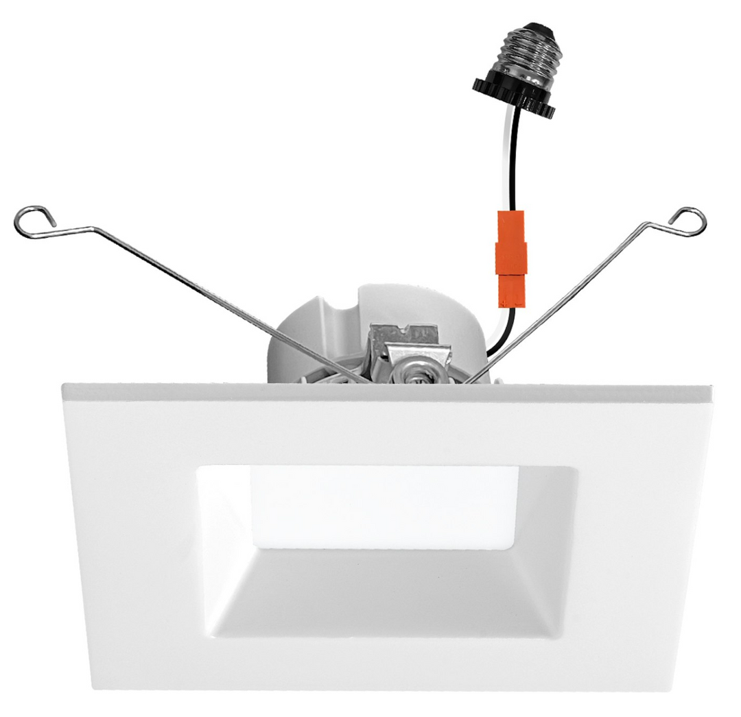 6" Square Retrofit Kit Downlight 5-CCT Selectable 14W - White