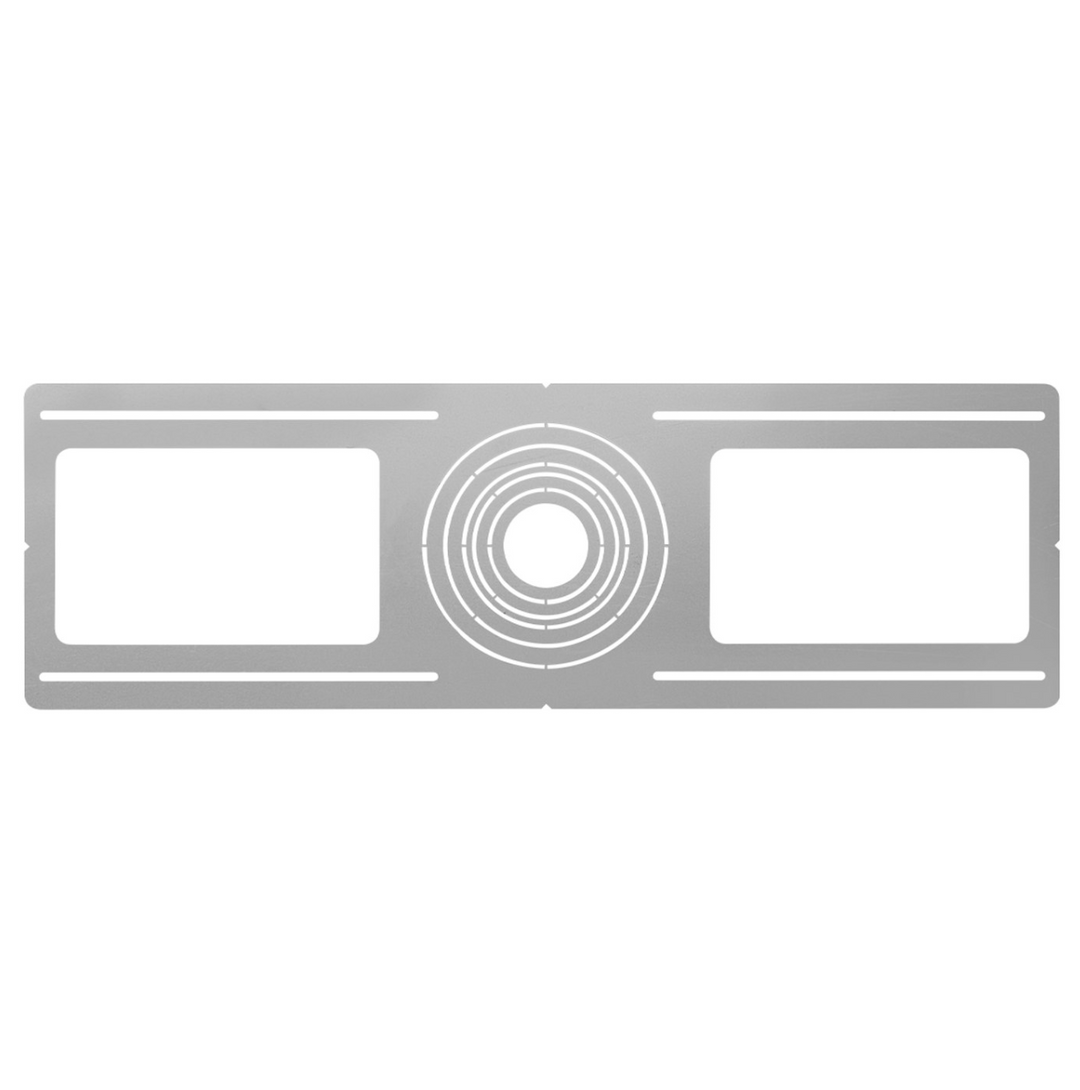 New Construction Plate: 2" 3" 3.5" 4" 5" 6" Canless Downlights
