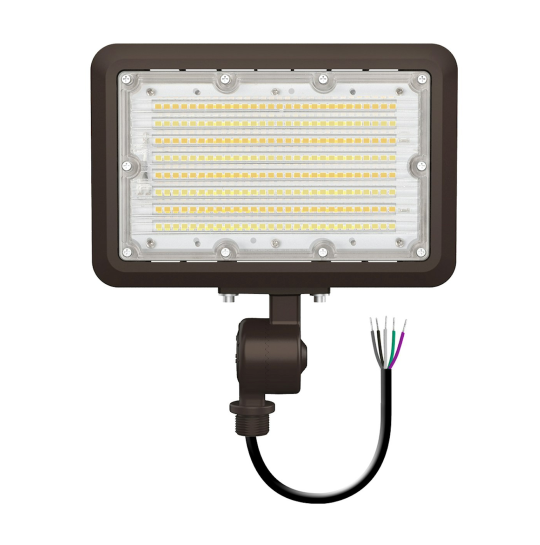 Mini Area Floodlights: XS-Line 3-CCT Selectable 60W/50W/40W - Bronze
