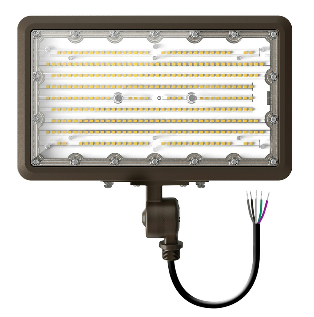 Mini Area Floodlights: XS-Line 3-CCT Selectable 60W/50W/40W - Bronze