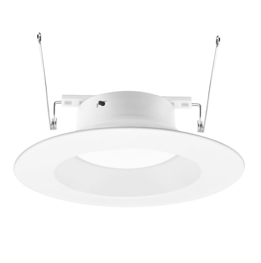 6" EcoValue Round Retrofit Downlight, 15W - White