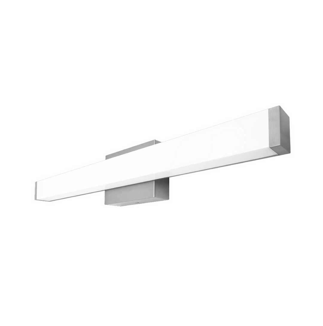 Vanity Light - Contemporary Square - Brushed Nickel