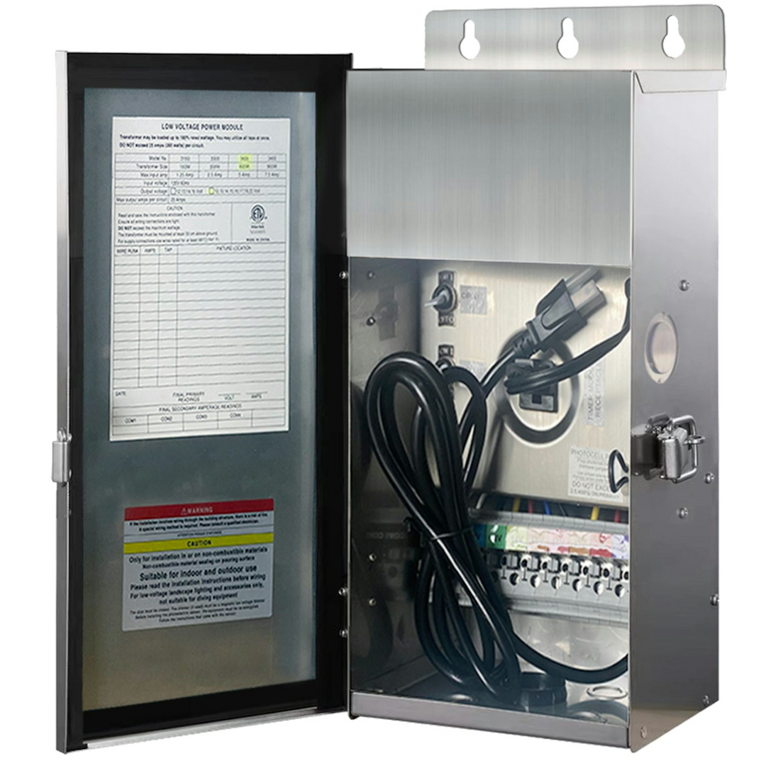 600W Multi-Tap Outdoor Transformer, Input: 120V