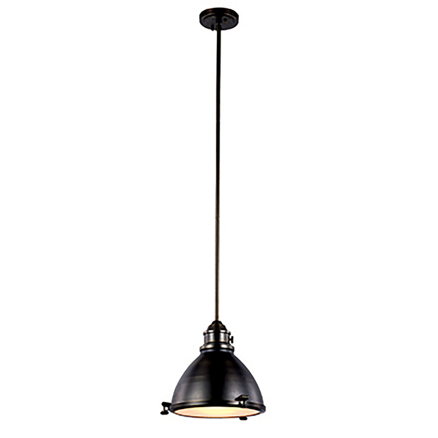 Light 13" Retro Indust - Brushed Nickel,Interior Pendants