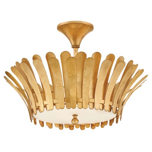 Reina 47693DA  Medium Semi-Flush Mount - Bronze