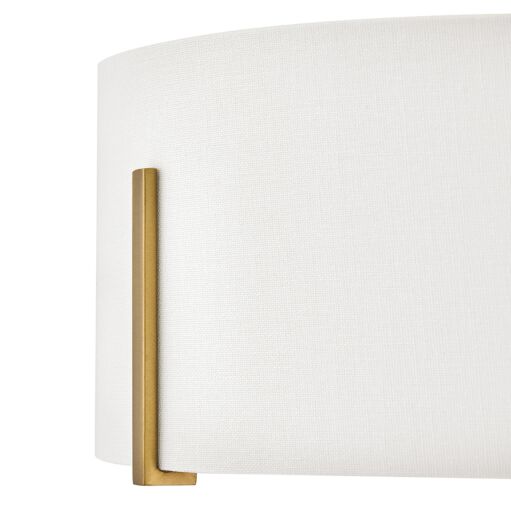 Halle 47571LCB  Medium Semi-Flush Mount - Bronze