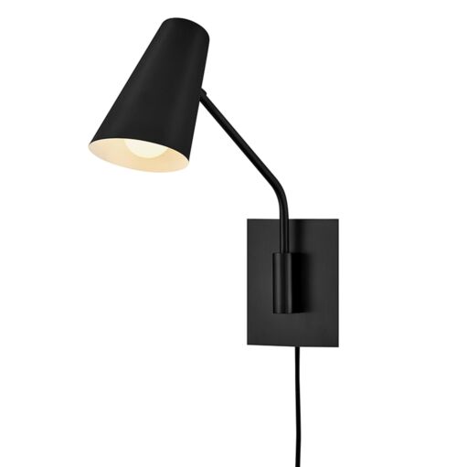 Bray 48310BK  Medium Swing Arm Single Light Sconce- Black