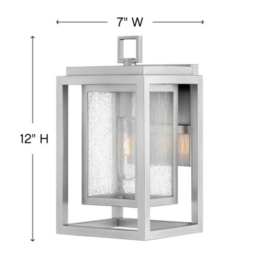 Republic 1000SI - Small Wall Mount Lantern - Grey