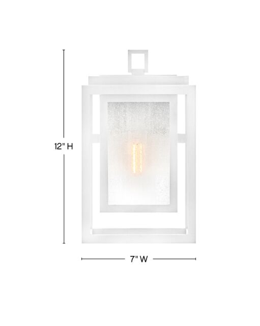 Republic 1000TW - Small Wall Mount Lantern - White