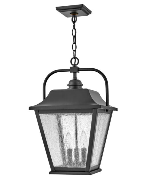 Kingston 10012BK - Medium Hanging Lantern - Black