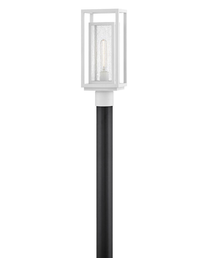 Republic 1001TW - Medium Post Mount Lantern - White