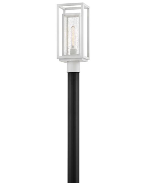 Republic 1001TW - Medium Post Mount Lantern - White