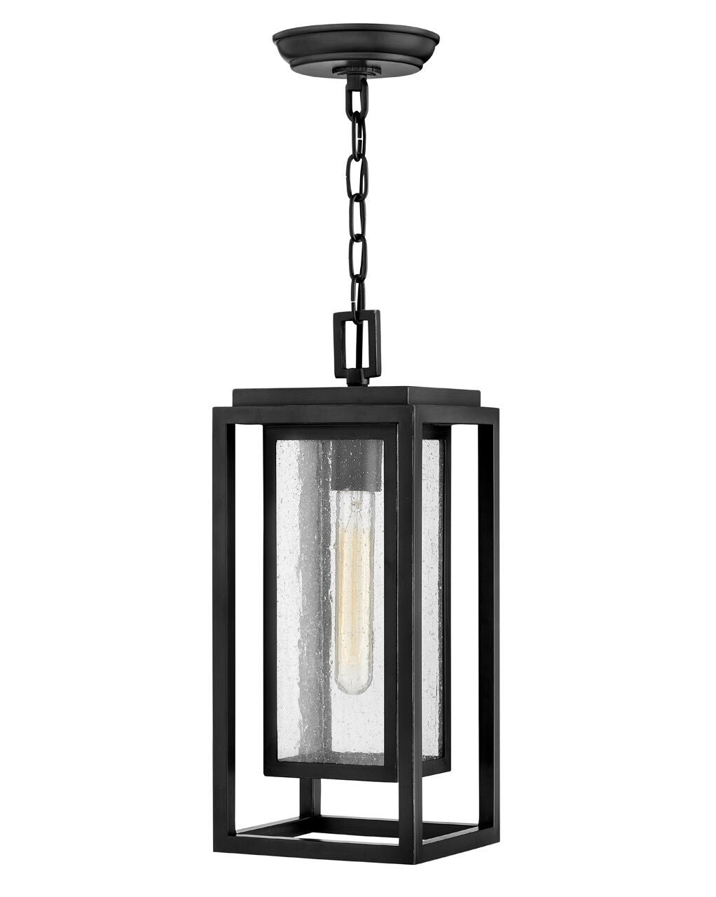 Republic 1002BK-LV - Medium Hanging Lantern 12v - Black