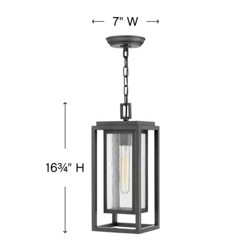 Republic 1002OZ - Medium Hanging Lantern - Oil Rubbed Bronze