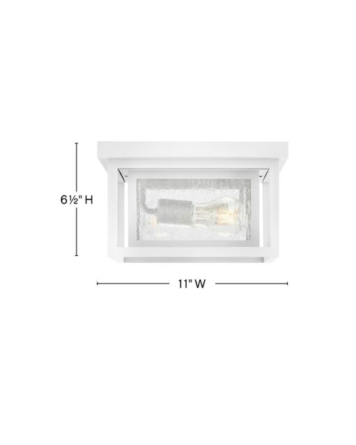 Republic 1003TW - Small Flush Mount - White