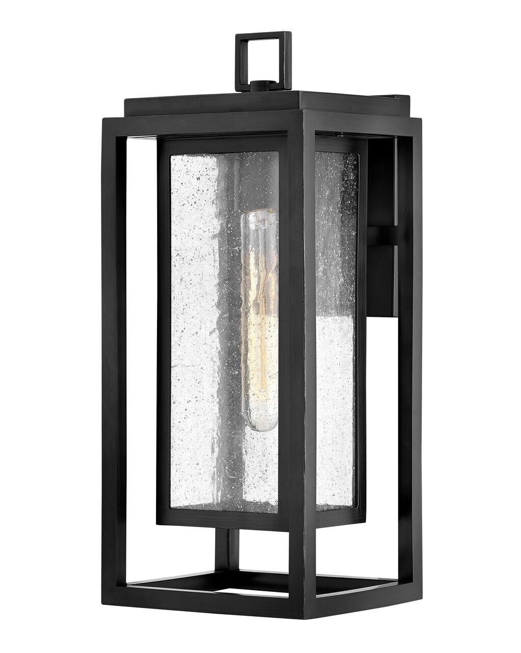 Republic 1004BK-LL - Medium Wall Mount Lantern - Black