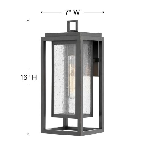 Republic 1004OZ - Medium Wall Mount Lantern - Oil Rubbed Bronze