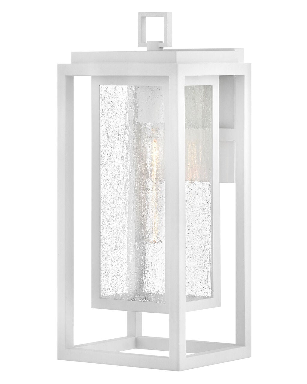 Republic 1004TW - Medium Wall Mount Lantern - White