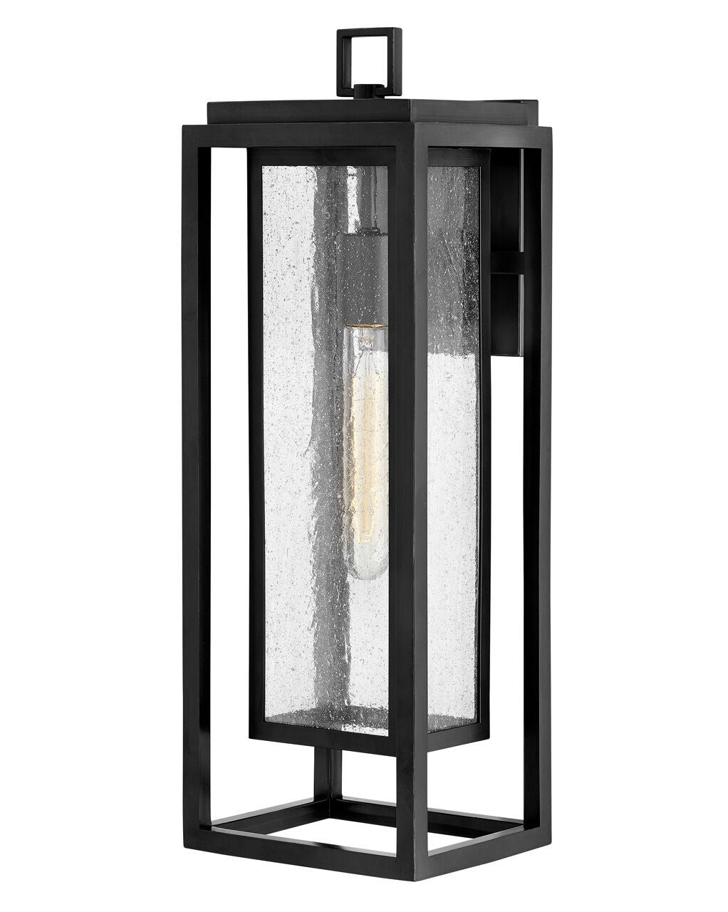 Republic 1005BK-LL - Medium Wall Mount Lantern - Black