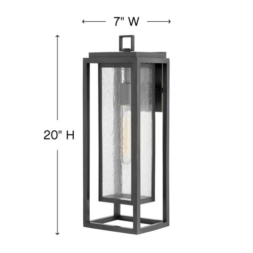 Republic 1005OZ - Large Outdoor Wall Mount Lantern - Oil Rubbed Bronze