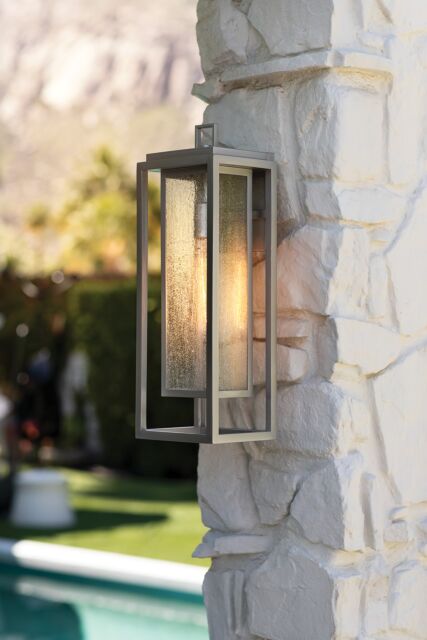 Republic 1005SI - Large Outdoor Wall Mount Lantern - Grey