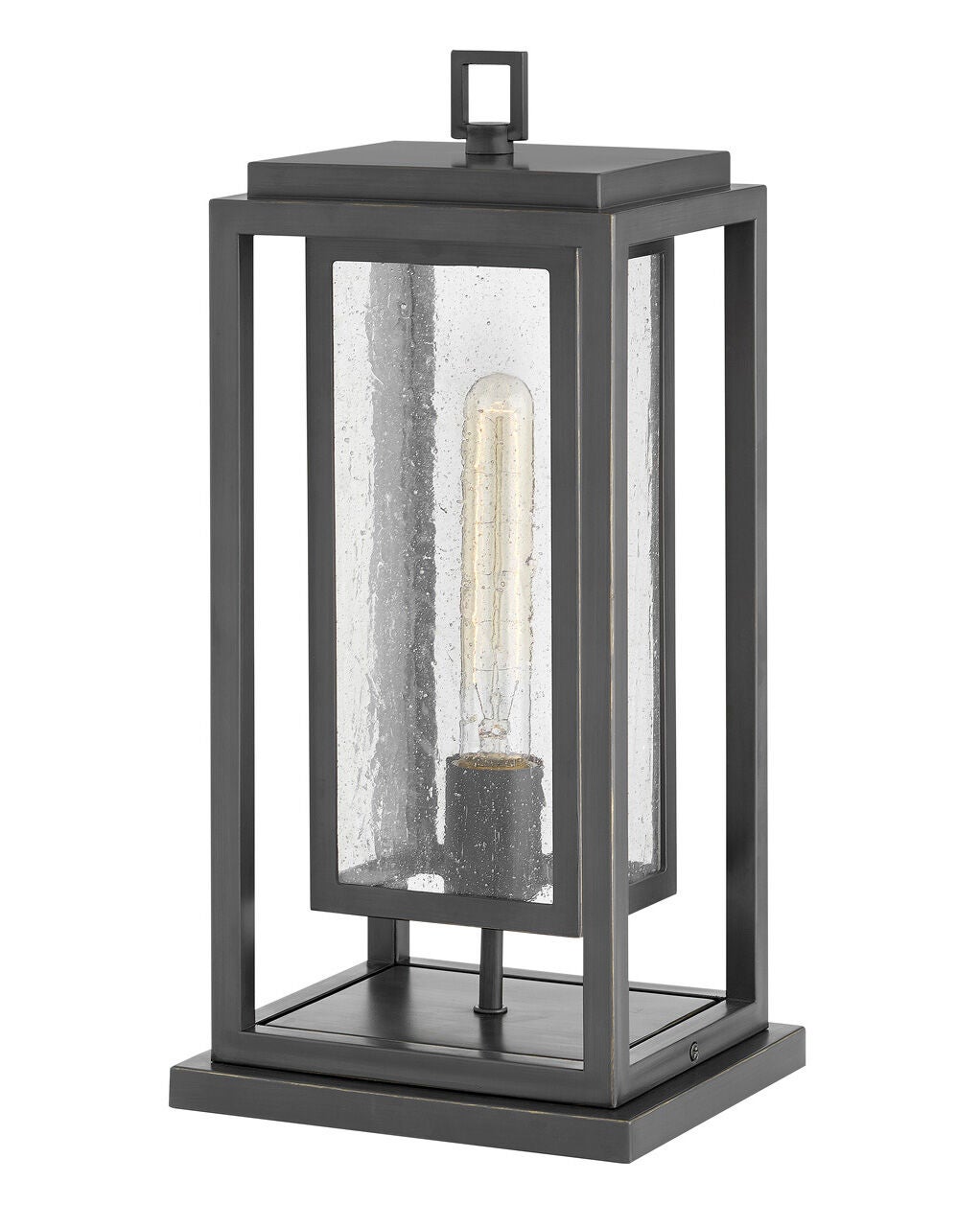 Republic 1007OZ-LL - Medium Pier Mount Lantern - Oil Rubbed Bronze