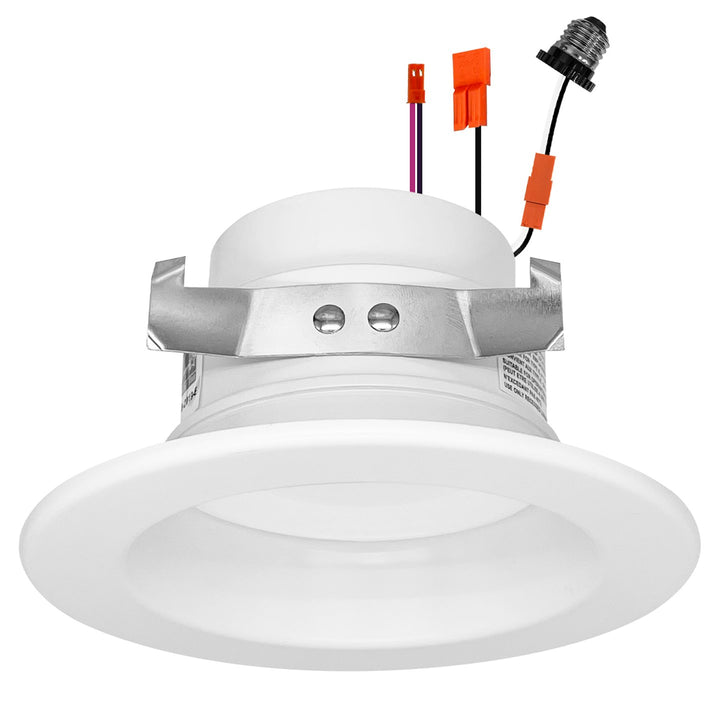 4" Retrofit Kit Downlight: RDL-Line 5-CCT Selectable 3-Power 12W/9W/6W, UNV 120V-277V - White