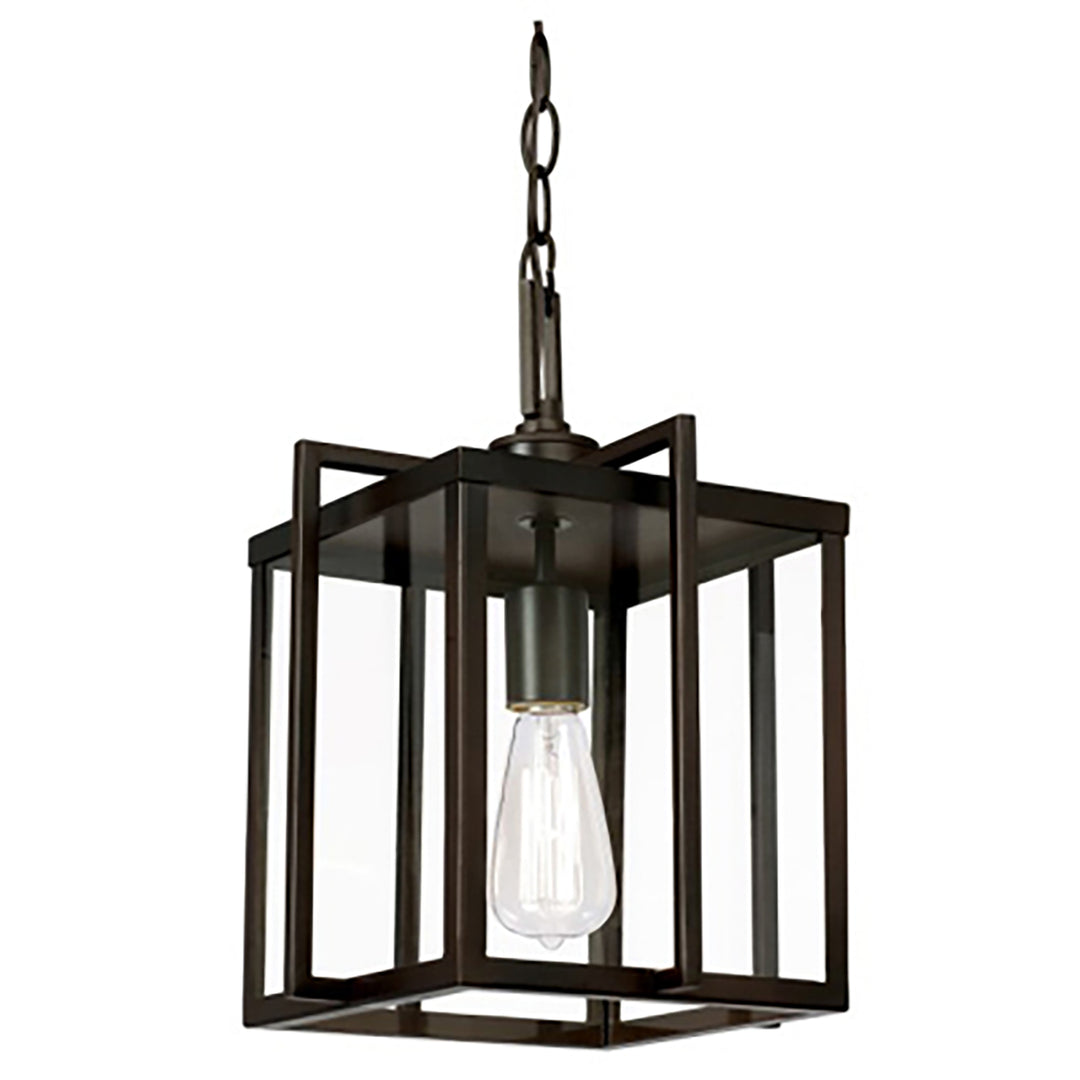 10" Eastwood II  Square Edison Pendant - Rubbed Oil Bronze