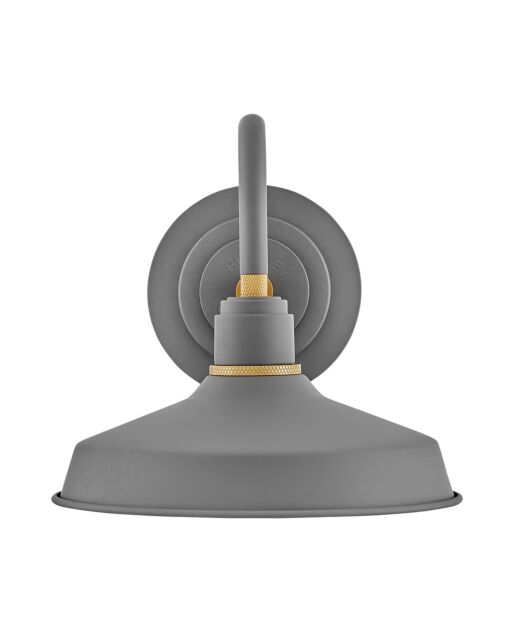 Foundry Classic 10231DMG - Small Gooseneck Barn Light - Grey