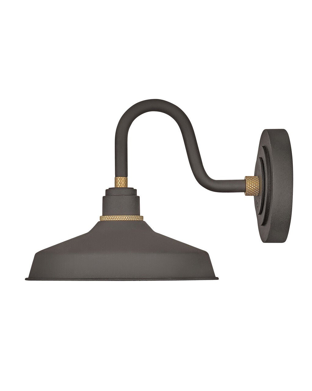 Foundry Classic 10231MR - Small Gooseneck Barn Light - Bronze