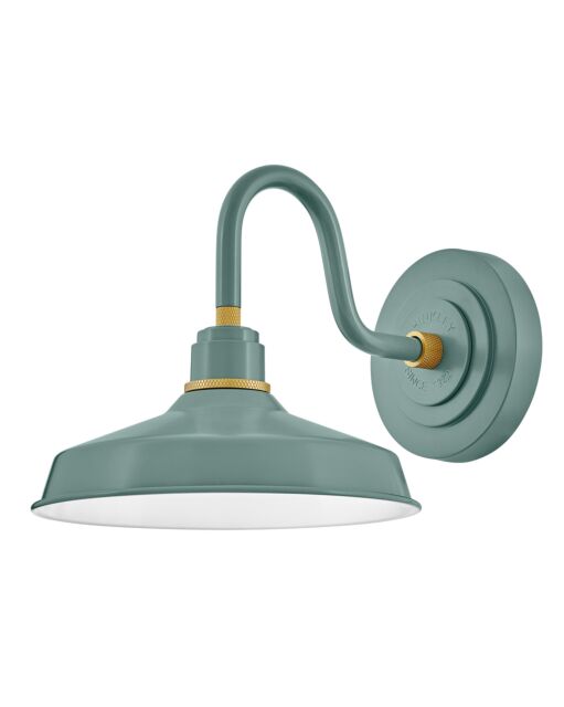 Foundry Classic 10231SGN - Small Gooseneck Barn Light - Green