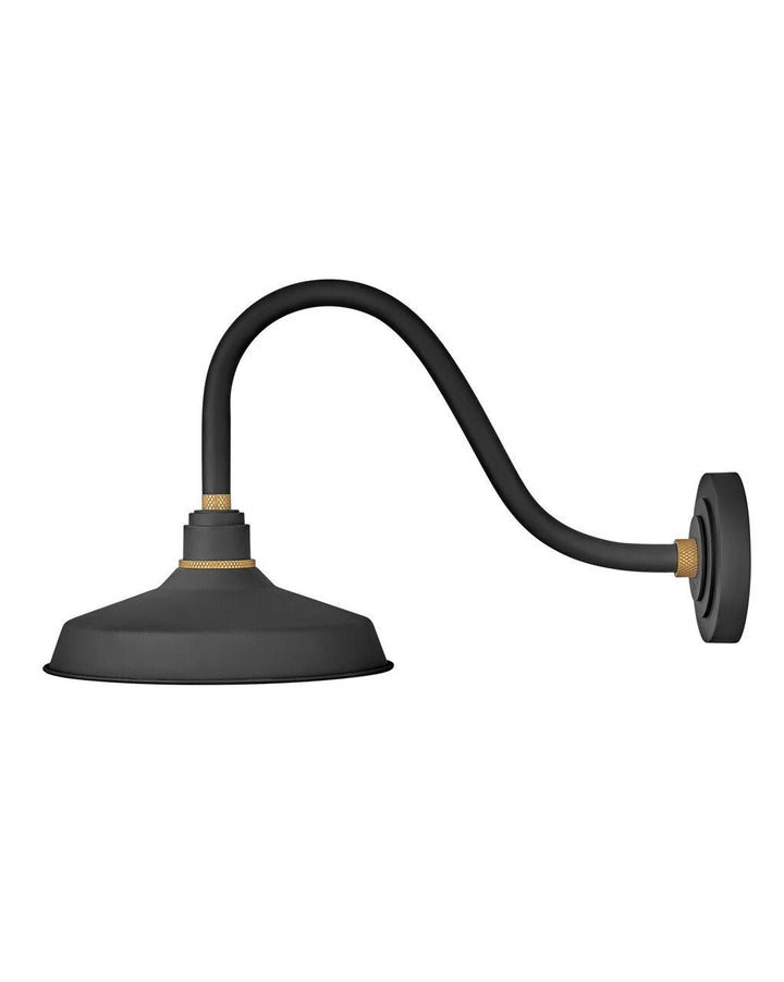 Foundry Classic 10342TK - Medium Gooseneck Barn Light - Black