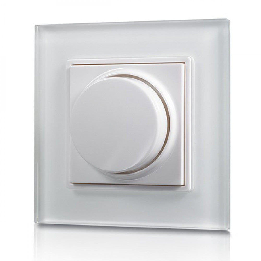 Richee Lighting - Wall Mount Slim White Rotary Master Controller, 1 Zone dimmer - White