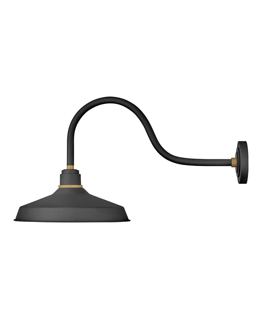 Foundry Classic 10453TK - Large Gooseneck Barn Light - Black