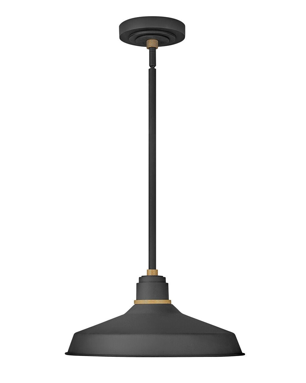 Foundry Classic 10483TK - Pendant Barn Light - Black