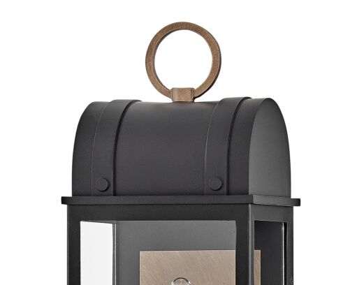 Campbell 10660BK-BU - New Medium Wall Mount Lantern - Black