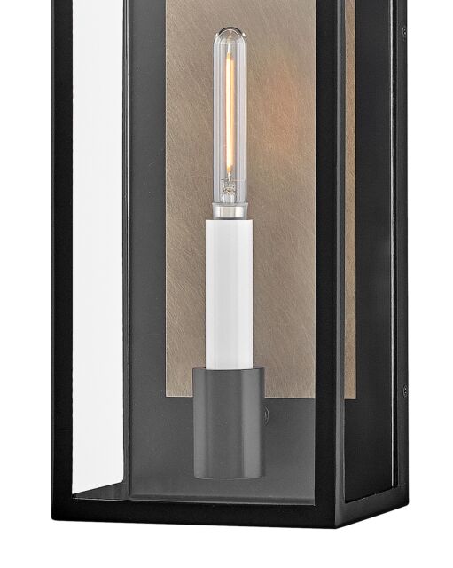 Campbell 10660BK-BU - New Medium Wall Mount Lantern - Black